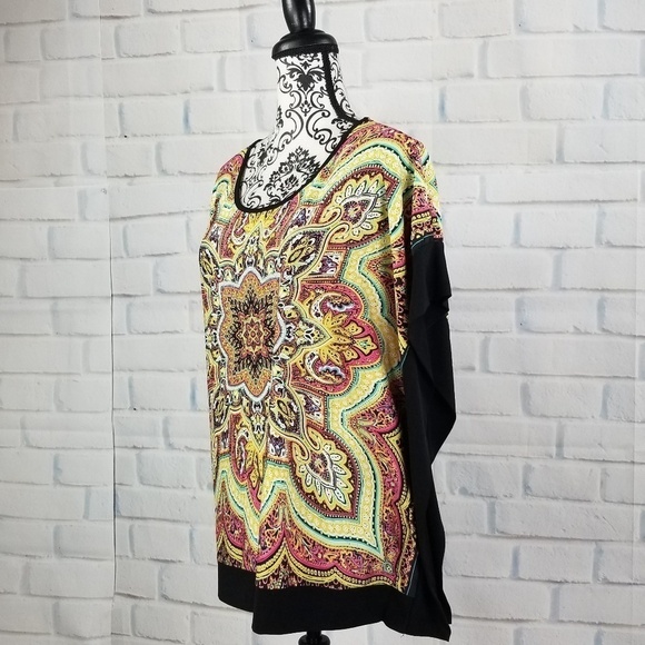 NY Collection women's size large lose fit top - Picture 7 of 8